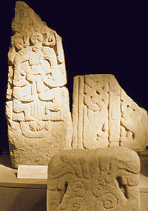 Saxon Gravestones excavated beneath the present York Minster