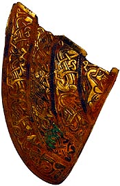 Staffordshire Hoard Cheek Piece: from the Portable Antiquities Fickr Page -  Birmingham Museum and Art Gallery, used under a Creative Commons Attribution Licence