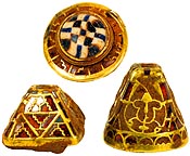 Staffordshire Hoard Stud & Toggles: from the Portable Antiquities Fickr Page -  Birmingham Museum and Art Gallery, used under a Creative Commons Attribution Licence