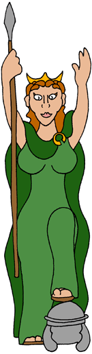 Queen Boudica of the Iceni - © Nash Ford Publishing