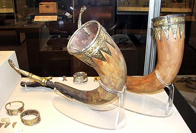 Drinking Horns from the Taplow Saxon Burial Mound