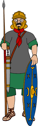Roman Auxiliary Soldier - © Nash Ford Publishing